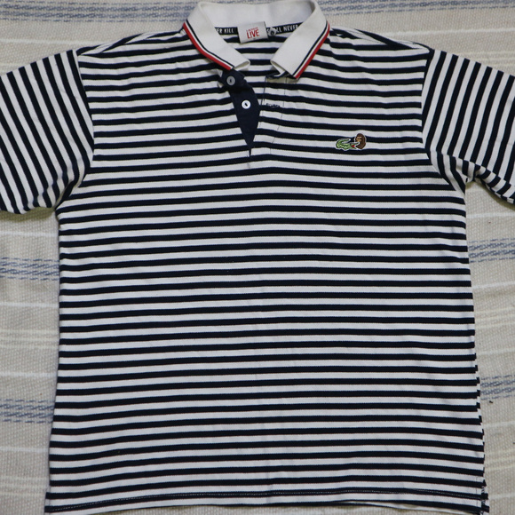Lacoste Other - LACOSTE LIVE x A BATHING APE HOOP POLO SHIRT
